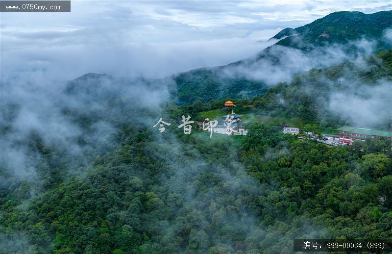玉台寺_航拍,圭峰山,玉台寺