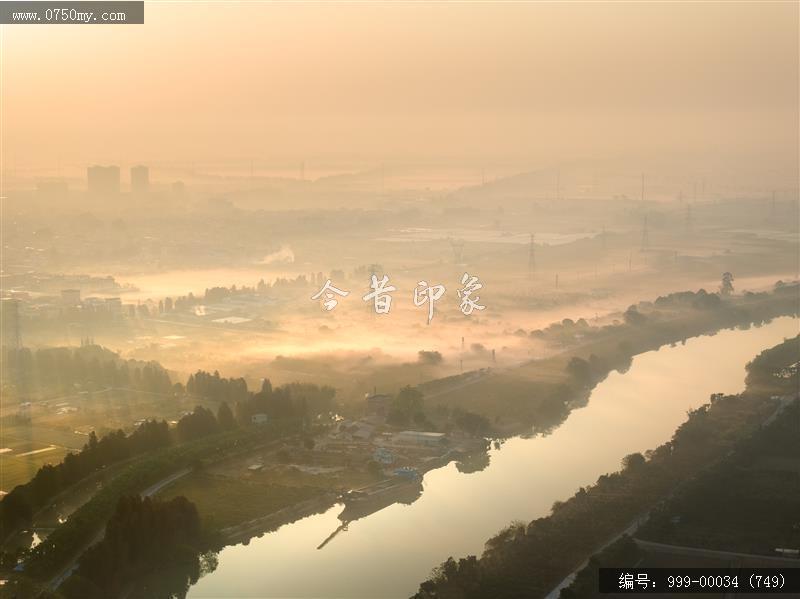 江门水道_航拍,交通水利
