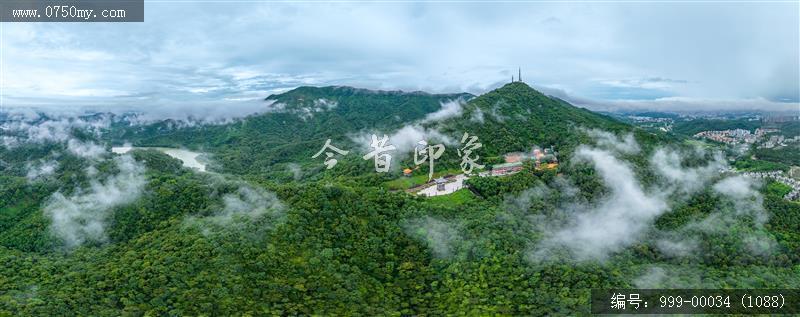 玉台寺_航拍,圭峰山,玉台寺