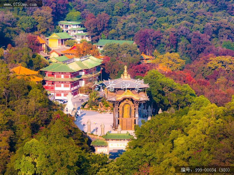 玉台寺_航拍,圭峰山,玉台寺