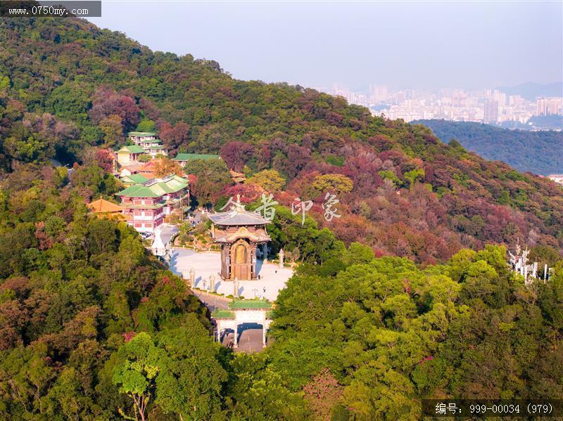 玉台寺_航拍,圭峰山,玉台寺