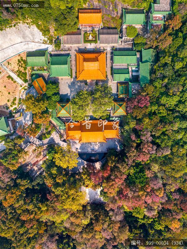 玉台寺_航拍,圭峰山,玉台寺