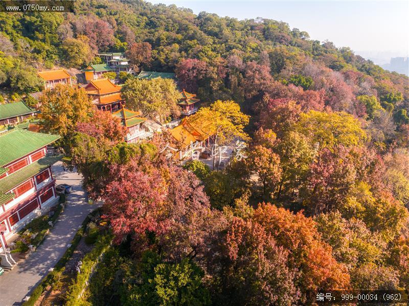玉台寺_航拍,圭峰山,玉台寺