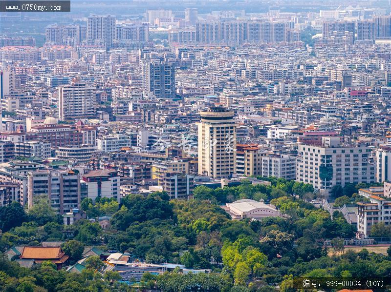 会城城区_航拍,城市景色