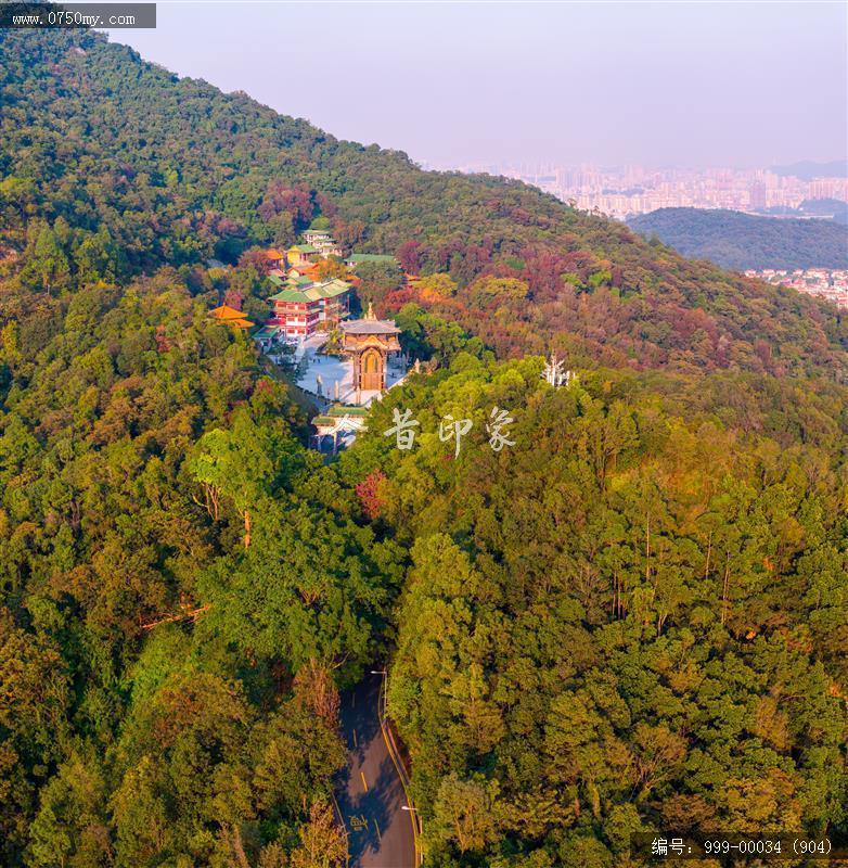 玉台寺_航拍,圭峰山,玉台寺