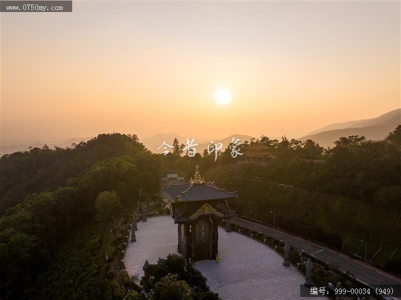 玉台寺_航拍,圭峰山,玉台寺