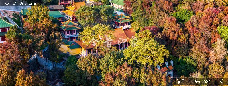 玉台寺_航拍,圭峰山,玉台寺