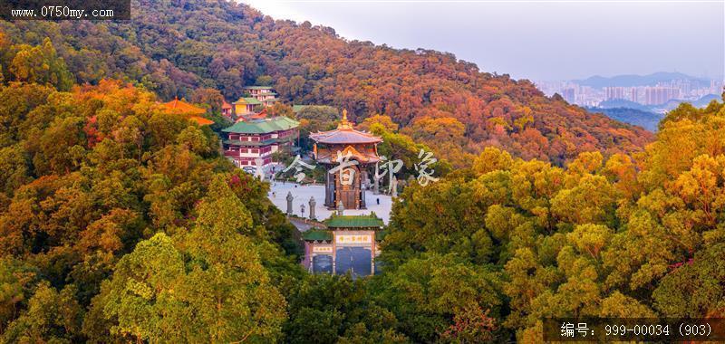 玉台寺_航拍,圭峰山,玉台寺