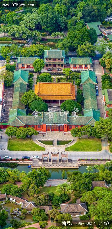 新会学宫_航拍,旅游民俗