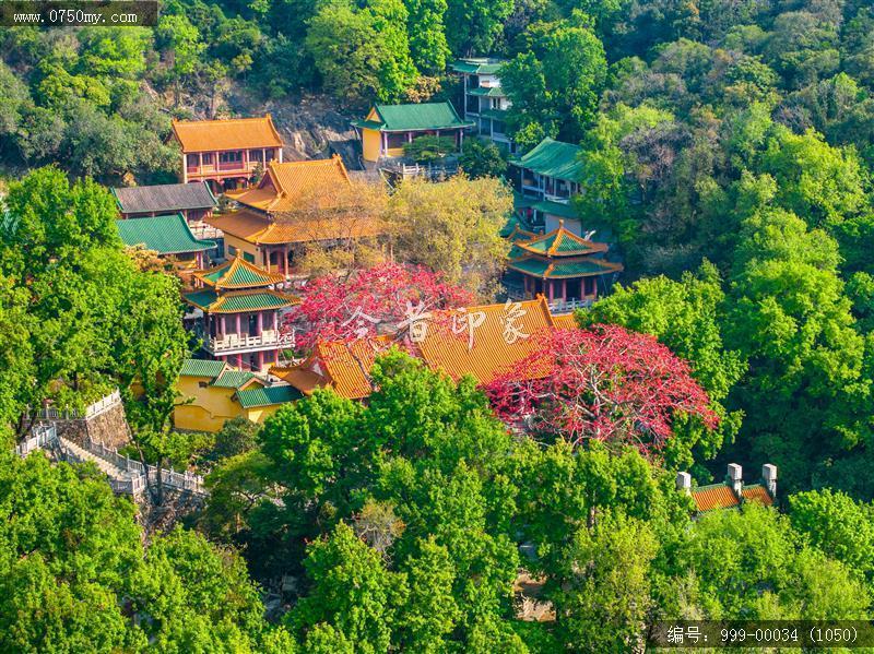 玉台寺_航拍,圭峰山,玉台寺