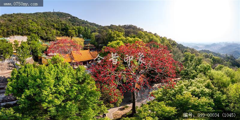 玉台寺_航拍,圭峰山,玉台寺