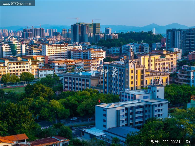 会城城区_航拍,城市景色