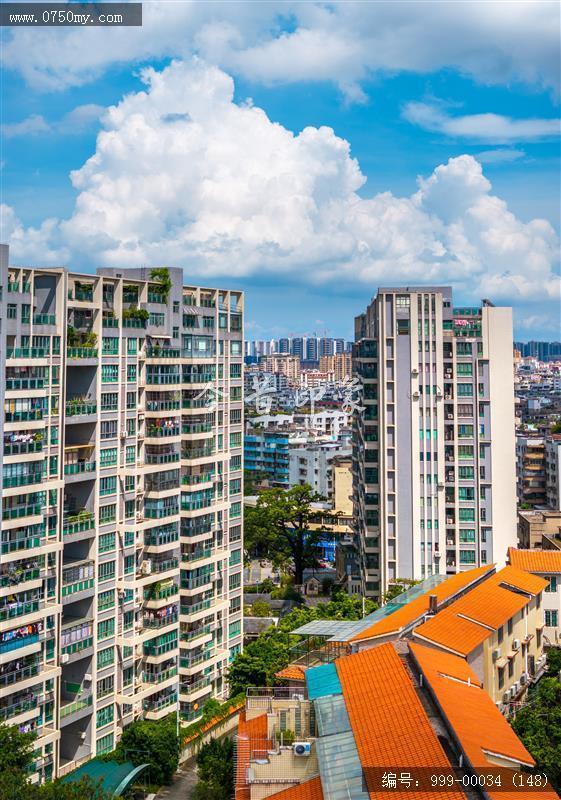 会城城区_航拍,城市景色