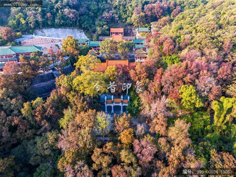 玉台寺_航拍,圭峰山,玉台寺