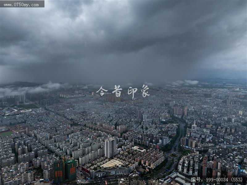 极端天气_航拍,天气