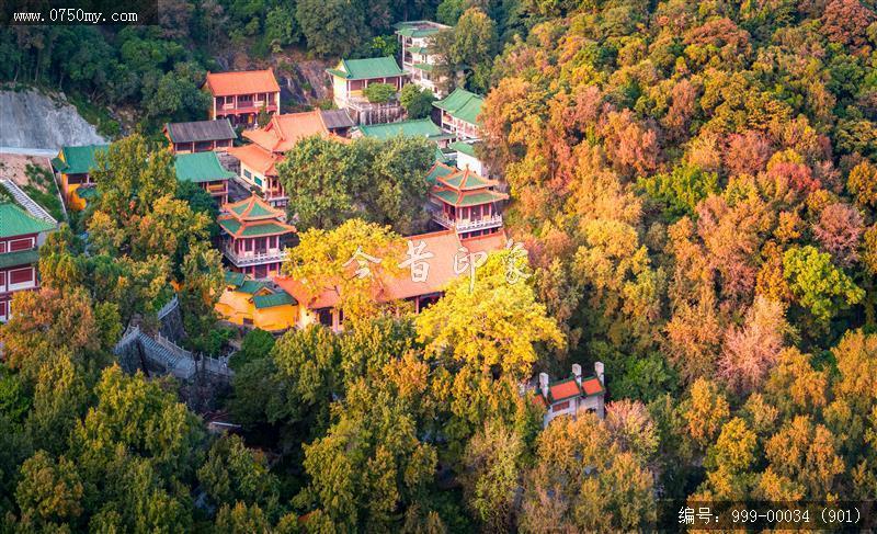 玉台寺_航拍,圭峰山,玉台寺