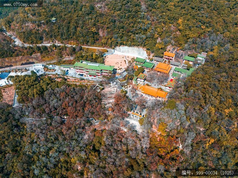 玉台寺_航拍,圭峰山,玉台寺