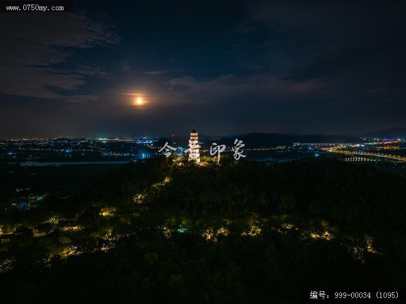 凌云塔_航拍,旅游民俗