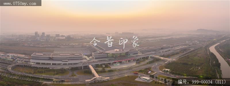 江门站_航拍,交通水利