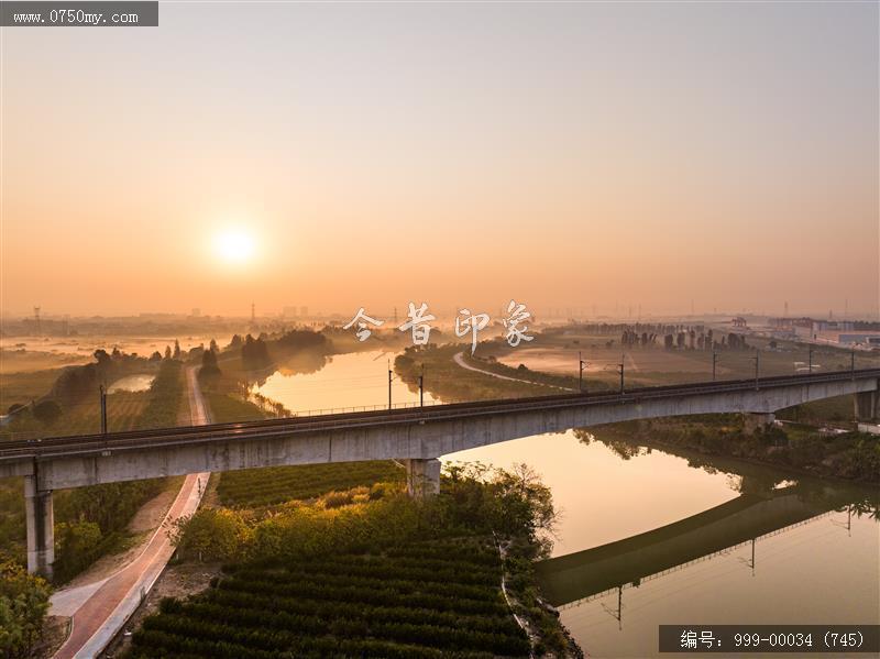 高铁道路_航拍,交通水利