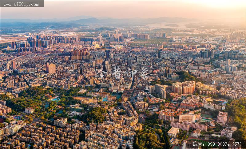 会城全景_航拍,城市景色