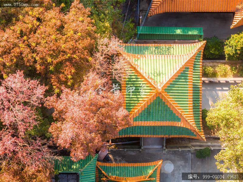 玉台寺_航拍,圭峰山,玉台寺