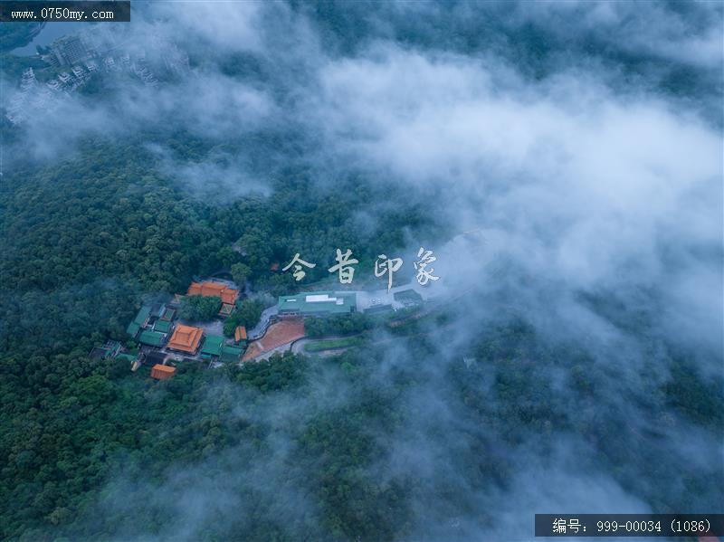 玉台寺_航拍,圭峰山,玉台寺