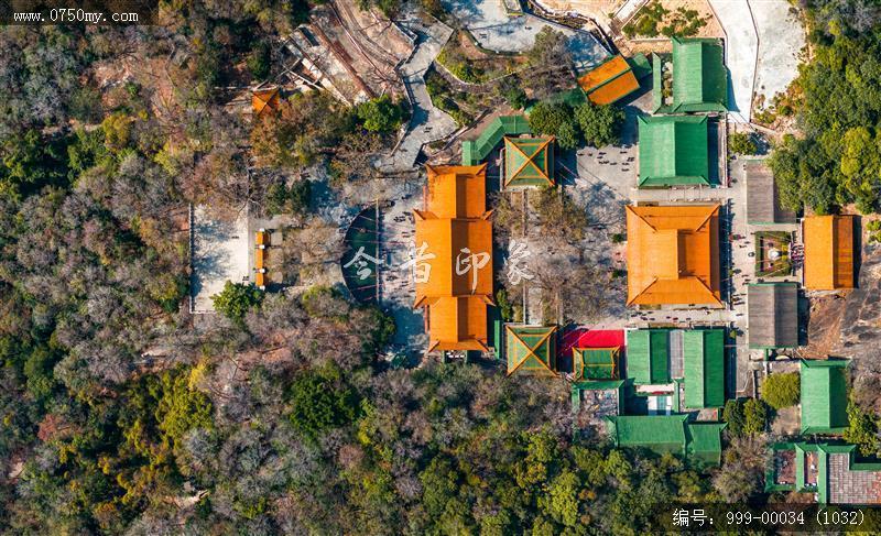 玉台寺_航拍,圭峰山,玉台寺