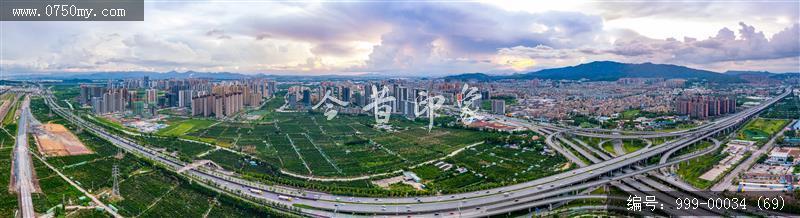 会城全景_航拍,城市景色