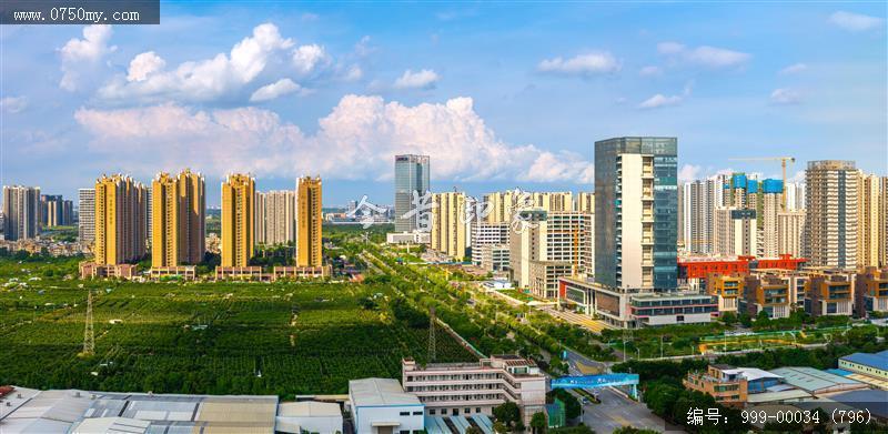江门双碳实验室_航拍,城市景色