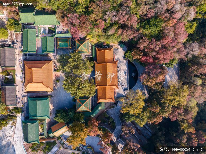 玉台寺_航拍,圭峰山,玉台寺