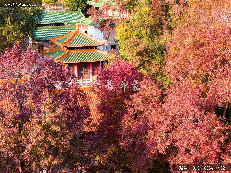 玉台寺_航拍,圭峰山,玉台寺