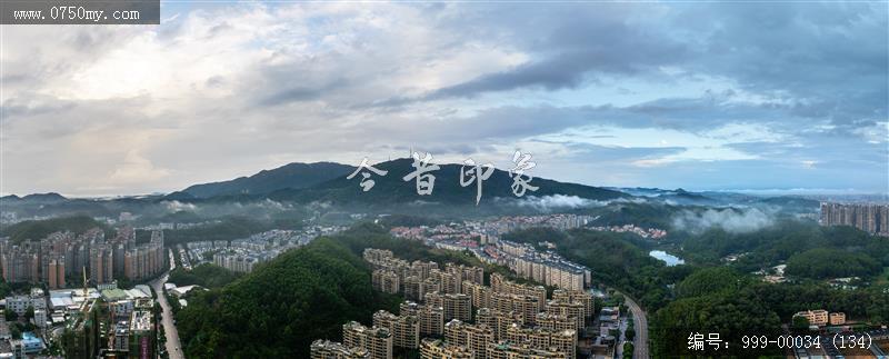 会城城区_航拍,城市景色
