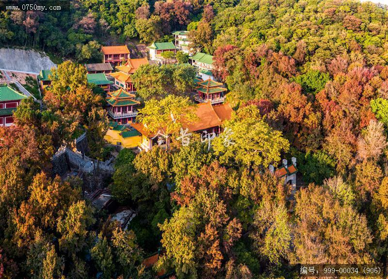 玉台寺_航拍,圭峰山,玉台寺