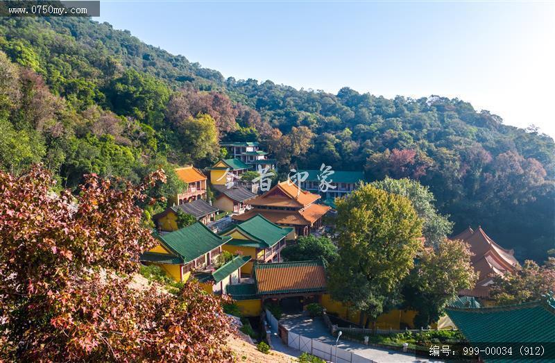 玉台寺_航拍,圭峰山,玉台寺