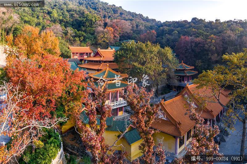 玉台寺_航拍,圭峰山,玉台寺