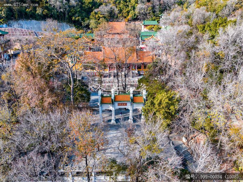 玉台寺_航拍,圭峰山,玉台寺