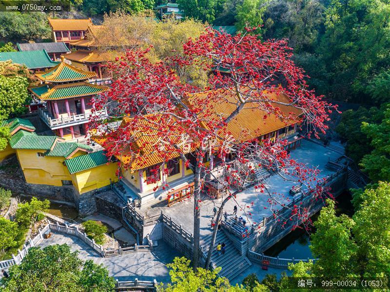 玉台寺_航拍,圭峰山,玉台寺