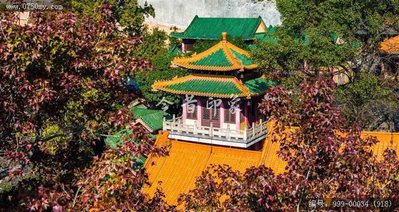 玉台寺_航拍,圭峰山,玉台寺