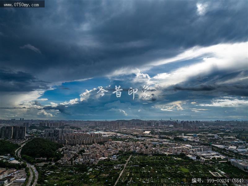极端天气_航拍,天气