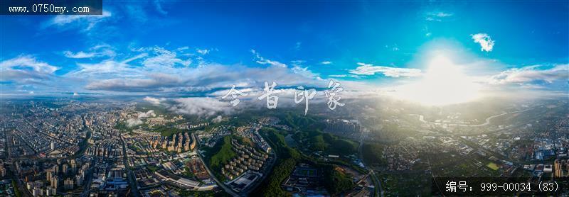 会城全景_航拍,城市景色