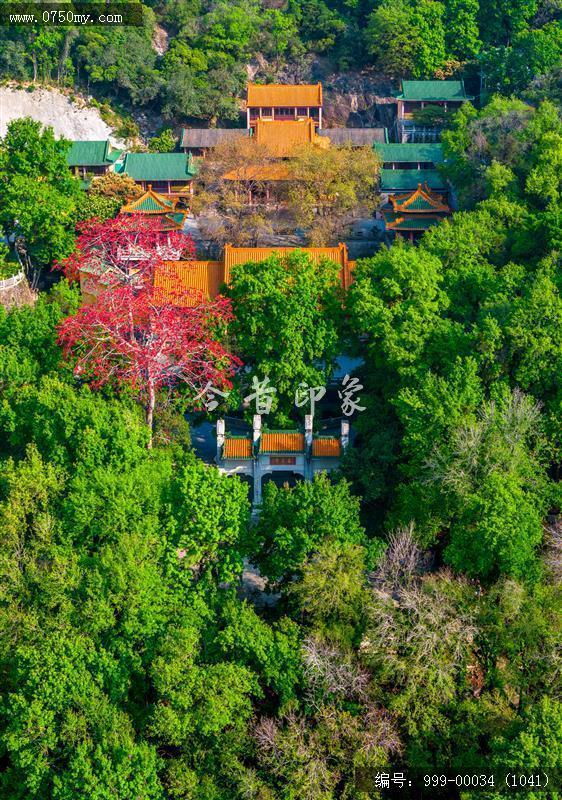 玉台寺_航拍,圭峰山,玉台寺
