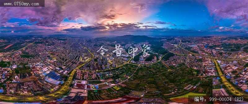 会城全景_航拍,城市景色