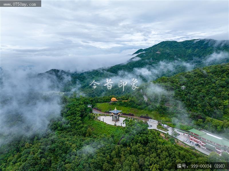 玉台寺_航拍,圭峰山,玉台寺
