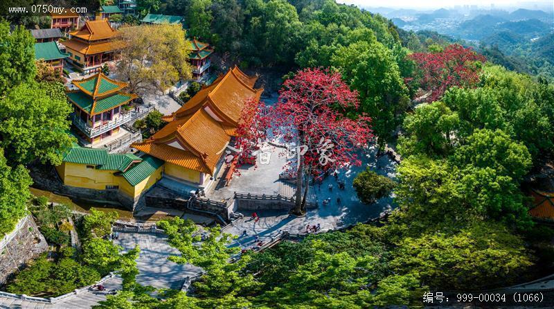 玉台寺_航拍,圭峰山,玉台寺