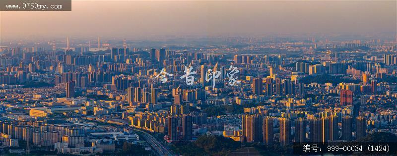江门_航拍,城市景色
