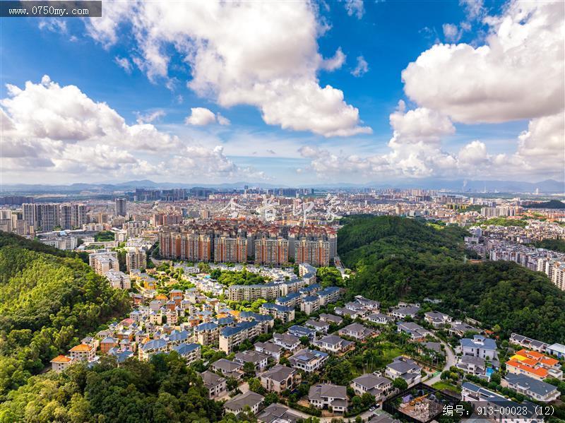 城区白天_航拍,城市景色