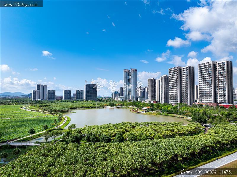 梅江生态园_航拍,人居环境