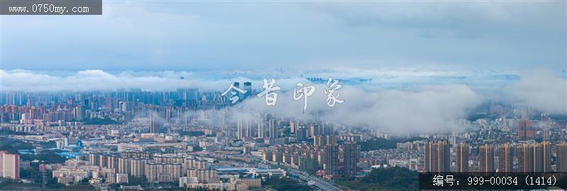 江门_航拍,城市景色