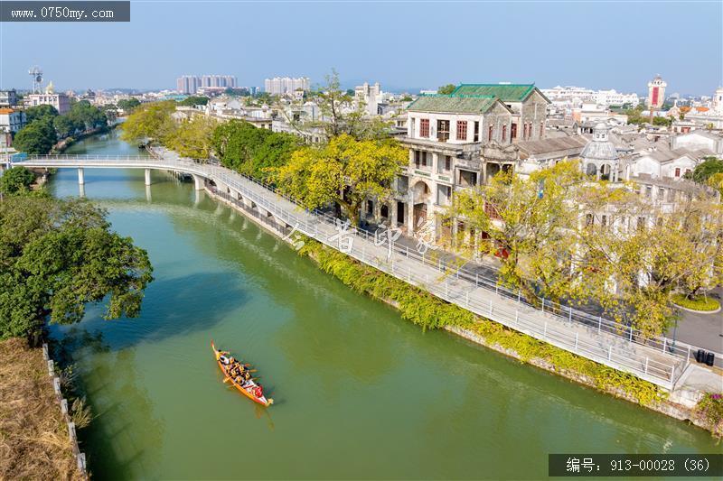 开平赤坎华侨城_航拍,旅游民俗